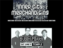 Tablet Screenshot of innercitymerch.net